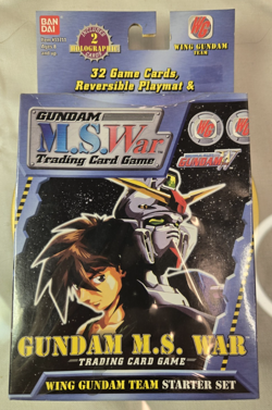 Gundam M. S. War Trading Card Game Wing Gundam Team Starter Set New Sealed HTF - Image 1