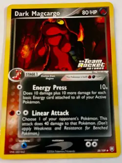 Dark Magcargo 38/109 EX Team Rocket Returns Holo Vintage Pokemon Card - Image 1