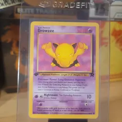 Pokemon Card - Drowzee 54/82 - Team Rocket 1st Edition Common WOTC - M/NM - Image 1