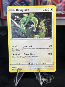 Rayquaza SWSH029 SWSH: Sword & Shield Promo Cards Holo Swirl Pokemon TCG Mint! - Image 1