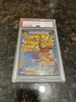 SS3 Son Goku Premonitions of a Fierce Battle Foil Dragon Ball Super Card PSA 10 - Image 4