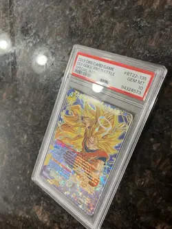SS3 Son Goku Premonitions of a Fierce Battle Foil Dragon Ball Super Card PSA 10 - Image 5
