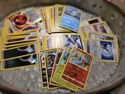 HUGE LOT OF POKEMON HOLO CARDS 17 ENERGY 5 TRAINER 23 BASIC 22 STAGE 1 5 STAGE 2 - Image 1