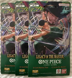 5xLOT ~ ONE PIECE CARD GAME SLEEVED BOOSTER PACKS, 3 DIFFERENT SERIES, See Pics - Image 2