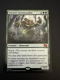 Ancient Greenwarden Foundations Jumpstart MTG Rare Card - Image 1