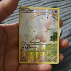Pokemon Mew Full Art Holo Trading Card Generations Promo XY110 - Image 5
