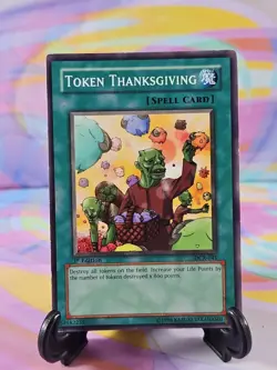 Yu-Gi-Oh TCG Card | Token Thanksgiving DCR-041 First Edition - Image 1