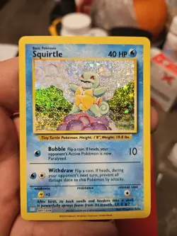 Squirtle CLB 001/034 Classic Collection Holo Pokemon TCG Card - Image 2