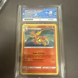 Special Delivery Charizard Promo Card SWSH075 Ace Mint 9 - Image 1
