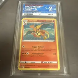 Special Delivery Charizard Promo Card SWSH075 Ace Mint 9 - Image 2