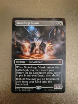 MTG Stoneforge Mystic (Borderless) [Outlaws of Thunder Junction Special Guests] - Image 1