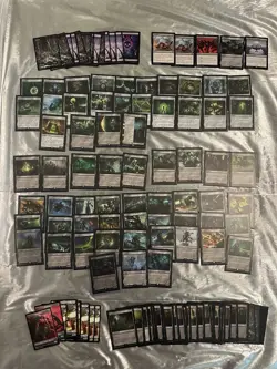 MTG Magic Warhammer 40K Commander Necron Dynasties Deck/ Box To Sleeve OOP - Image 1