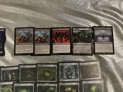 MTG Magic Warhammer 40K Commander Necron Dynasties Deck/ Box To Sleeve OOP - Image 3