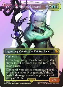 Y'shtola, Night's Blessed (Surge Foil) - NM - Magic the Gathering MTG - FIC #215 - Image 2