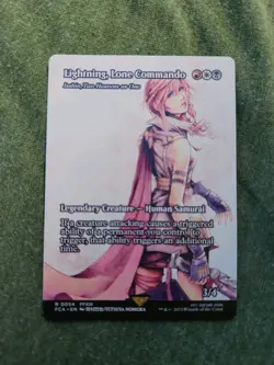 Lightning, Lone Commando Isshin Final Fantasy MTG - NM - Image 1