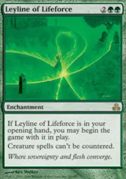 1x Leyline of Lifeforce Heavy Play MTG Magic - Kid Icarus - - Image 1