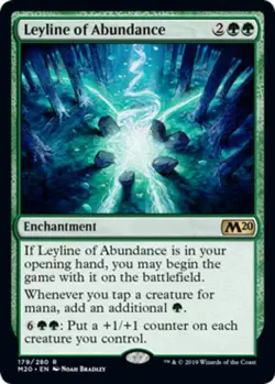 1x Leyline of Abundance Light Play MTG Magic - Kid Icarus - - Image 1