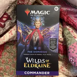 Magic The Gathering Commander Deck Fae Dominion Wilds of Eldraine New Sealed - Image 1
