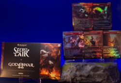 MTG Secret Lair x Playstation God of War: Greek Foil Edition Drop Sealed - Image 1