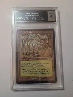 Mtg - Gaea's Cradle - Urza's Saga *PCG Graded 6* - Image 1