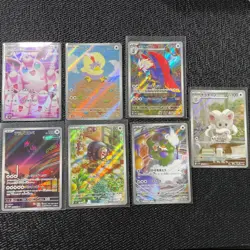 Pokemon Card Lot 7x AR Art Rare Set Colorless Type Normal Pokemon Japan - Image 1