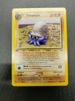 Omanyte | NM | Neo Discovery 1st Edition 60/75 | Common | Pokemon - Image 1