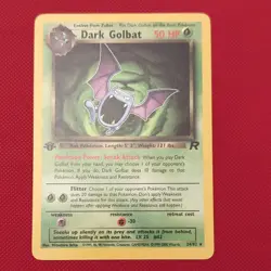 Pokemon Rocket Set 1st Edition Dark Golbat 24/82 Near Mint NON Holo Rare - Image 1