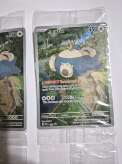 LOT OF 4 SEALED Snorlax Promo 051 Scarlet and Violet 151 Celebrations Pokemon - Image 3