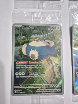 LOT OF 4 SEALED Snorlax Promo 051 Scarlet and Violet 151 Celebrations Pokemon - Image 4