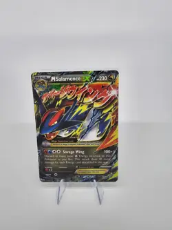 M Salamence EX XY171 XY Promos Holo Nm Misscut/ Off-centered Backside. Pokemon - Image 1