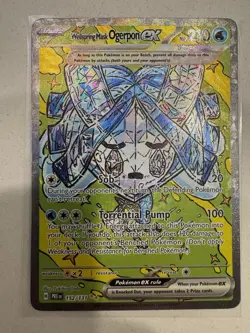 Pokemon Prismatic Evolutions Wellspring Mask Ogerpon ex SIR 152/131 - Image 1