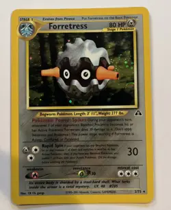 Pokemon TCG Forretress 2/75 Neo Discovery Holo LP Condition - Image 1