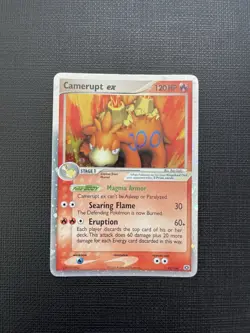 Camerupt ex #92/106 EX Emerald Holo Pokemon Ultra Rare LP 2005 English - Image 3