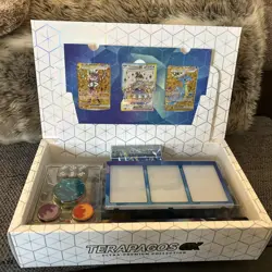 Pokemon TCG Terapagos EX Ultra-Premium Collection Box Opened No Packs - Image 1