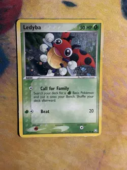 Ledyba 64/109 Reverse Holo Stamped Ex Team Rocket Returns 2004 Pokemon MP SWIRL - Image 2