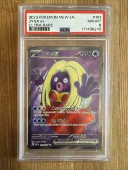 Jynx ex 191/165 Scarlet & Violet 151 Full Art Ultra Rare Pokemon TCG PSA 8 - Image 1