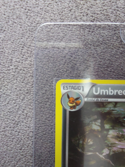 Pokemon Umbreon XY Cosmos Black Star Promo XY96 Holo PORTUGUESE LP with Swirl - Image 5