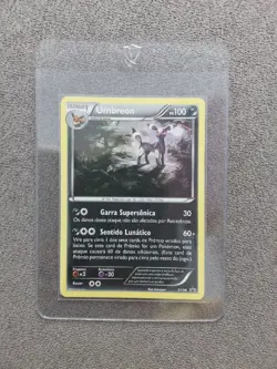Pokemon Umbreon XY Cosmos Black Star Promo XY96 Holo PORTUGUESE LP/NM with Swirl - Image 2