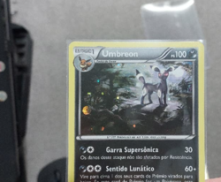 Pokemon Umbreon XY Cosmos Black Star Promo XY96 Holo PORTUGUESE LP/NM with Swirl - Image 4