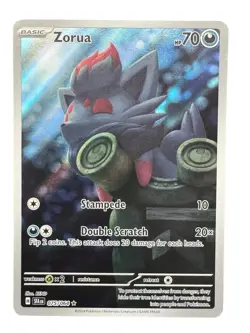 Pokemon TCG Illustration Rare Zorua #75/64 Shrouded Fable - Image 1