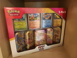 Pokemon Scarlet & Violet Costco 151 Mini Tins 5-Pack Complete Lot Set of 2 Boxes - Image 4