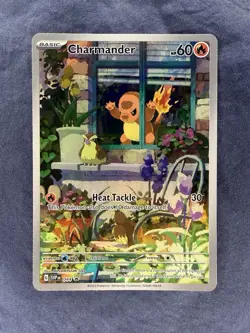 Pokemon TCG Charmander 044 Holo Black Star Promo 2023 SVP Obsidian Flames NM - Image 1