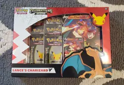 Pokemon 25th Annivers Celebrations Lance's Charizard V Collection 820650809392 - Image 1