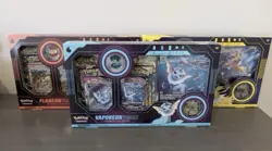 Pokemon TCG 2021 Set: Flareon, Jolteon, & Vaporeon Vmax Premium Collection - Image 1