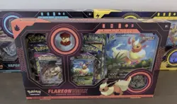 Pokemon TCG 2021 Set: Flareon, Jolteon, & Vaporeon Vmax Premium Collection - Image 3