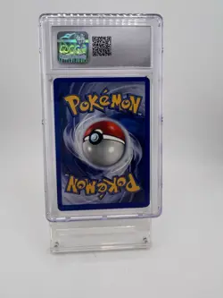 CGC 10 GEM Mint Pokemon Gym Challenge #37 Brock's Vulpix W Stamp Deck Magazine - Image 2
