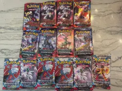 Lot of 14 Pokemon Booster - TCG Destined Rivals / Paradox Rift / Temporal Forces - Image 1