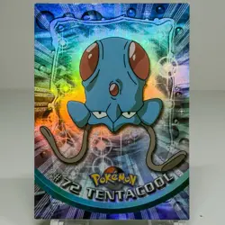 1999 Topps Pokemon Tentacool HOLO Foil Blue Logo #72 - Image 1
