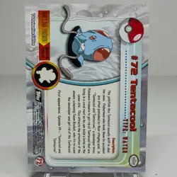 1999 Topps Pokemon Tentacool HOLO Foil Blue Logo #72 - Image 2