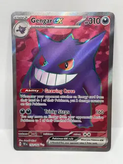 Pokemon TCG Temporal Forces Gengar ex 193/162 Ultra Rare - Image 1